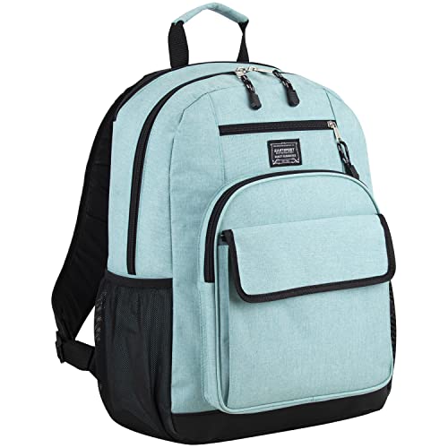 Eastsport Tech Backpack - Mint Blue Chambray