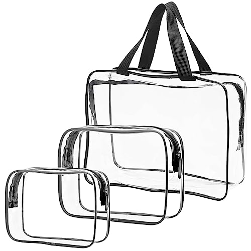 Crystal Clear Toiletry Bag - TSA Approved and Waterproof
