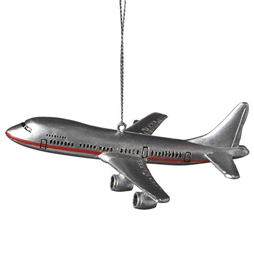 Commercial Airliner Resin Hanging Tree Ornament