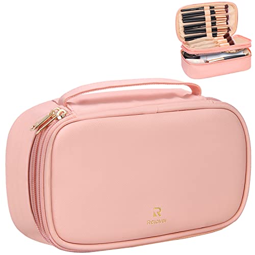 Relavel Small Travel Makeup Bag for Women Girls