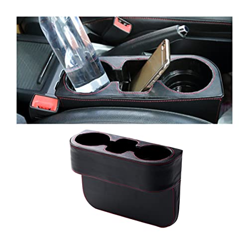Car Cup Holder with Phone Holder and Side Pocket