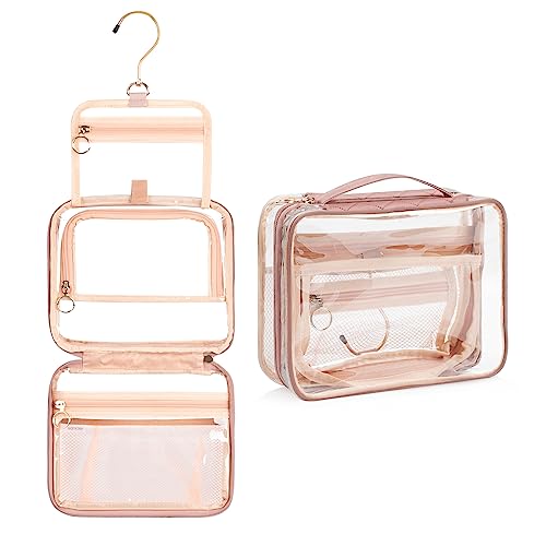 CUBETASTIC Clear Makeup Bag - The Perfect Travel Companion