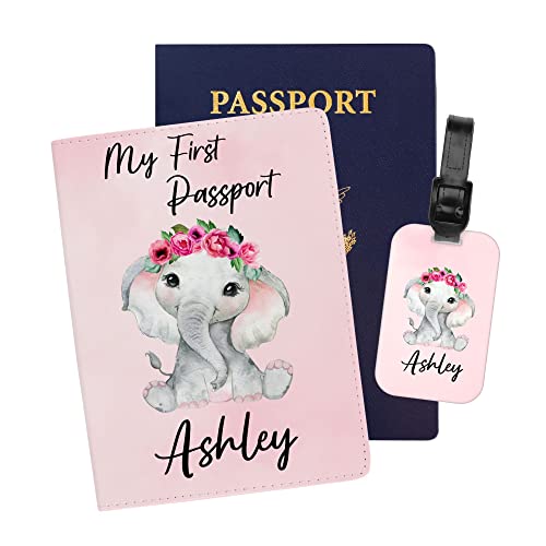 Elephant Passport Cover and Luggage Tag