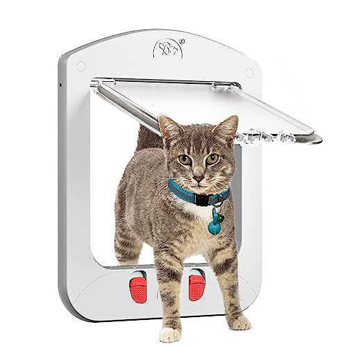 HIDROSIL Cat Door for Door with Magnetic Keys