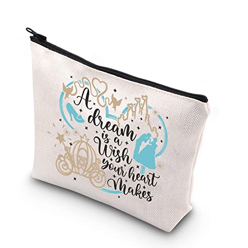Fairy Tales Makeup Bag - A Dream Is a Wish Your Heart Makes