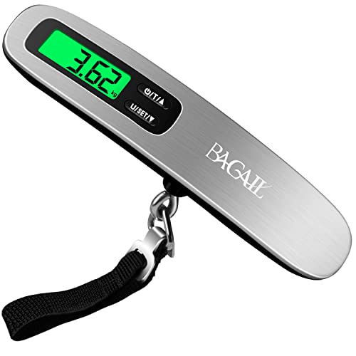 Etekcity Luggage Scale, Digital Weight Scales, Portable Handheld Scale with  Temperature Sensor, Rubber Paint, 110 Pounds, Battery Included, 2 Pack 