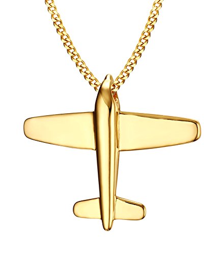 VNOX Paper Airplane Necklace