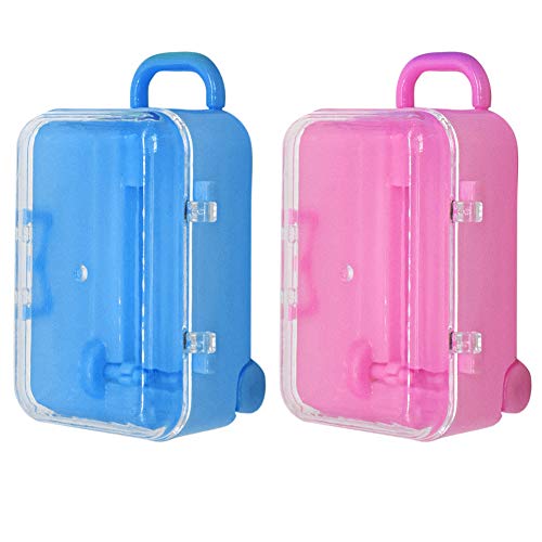 Cute Mini Travel Suitcase Box - Perfect for Wedding Decor