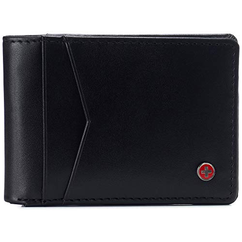 Alpine Swiss Delaney Slimfold RFID Safe Bifold Wallet