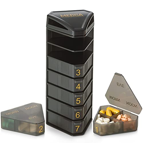 MEDCA Weekly Stackable Pill Organizer