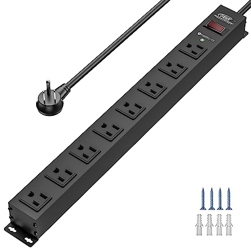 CRST 8 Outlet Metal Power Strip