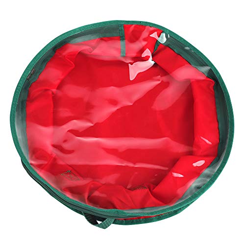 Christmas Wreath Storage Bag with Clear Window