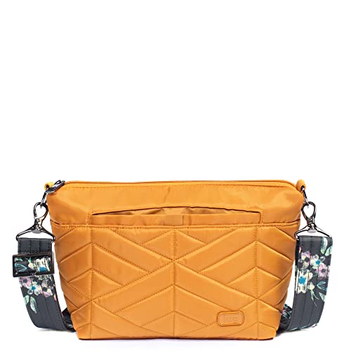 Lug Women's RFID Quilted Crossbody - Amber Yellow