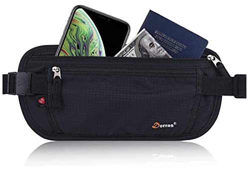 Slim RFID Blocking Travel Money Belt