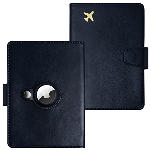 BINNIKY Passport Holder with Airtag Pocket