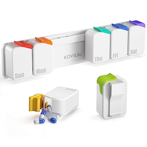 KOVIUU Weekly Pill Organizer - Convenient and Reliable