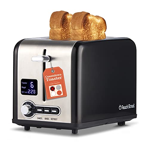 Peach Street 2 Slice Toaster