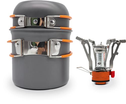 TWOZOZO Portable Backpacking Stove Kit