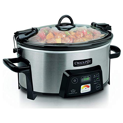 Crock-Pot Cook Travel Serve 6-Quart Programmable Slow Cooker