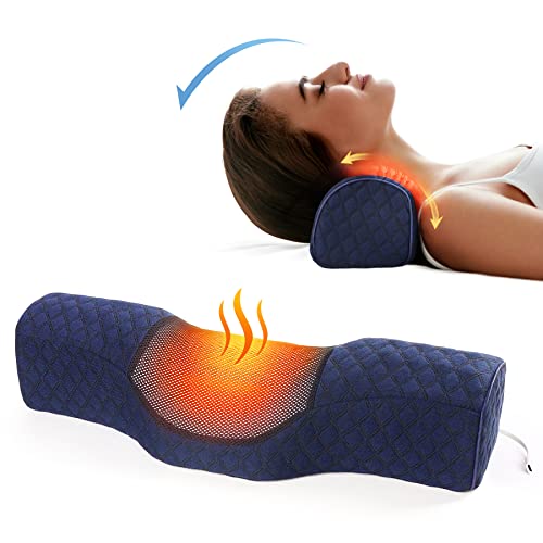 Heated Memory Foam Cervical Neck Pillow