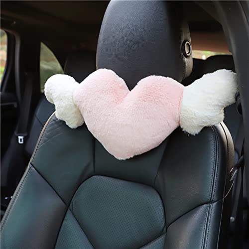 Pink Heart Car Seat Pillow