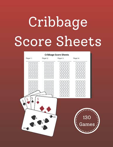 Cribbage Score Sheets - The Perfect Travel Companion