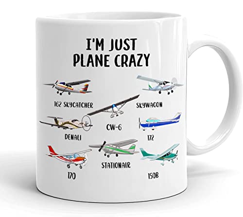 KrysDesigns Pilot Mug - Aviation Lover's Coffee Ceramic Mug KrysDesigns Pilot Mug - Aviation Lover's Coffee Ceramic Mug