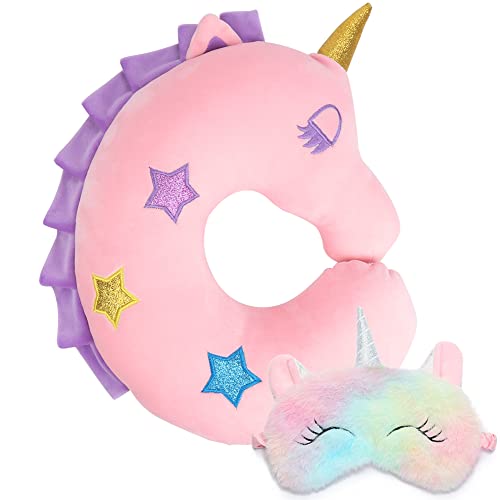 Unicorn Kids Travel Neck Pillow