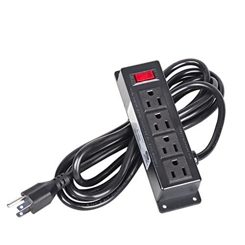 Mountable Power Strip with 4 Outlet