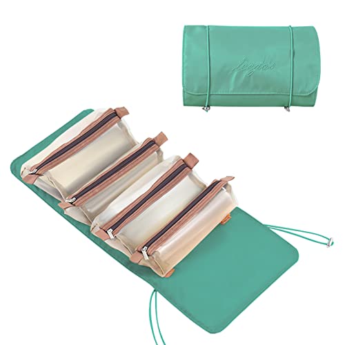 Hanging Roll-Up Makeup Bag/Toiletry Kit/Travel Organizer