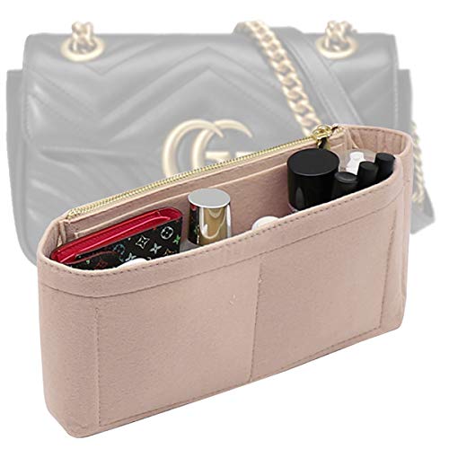 Felt Insert Purse Organizer with Zipper - Pack of 2