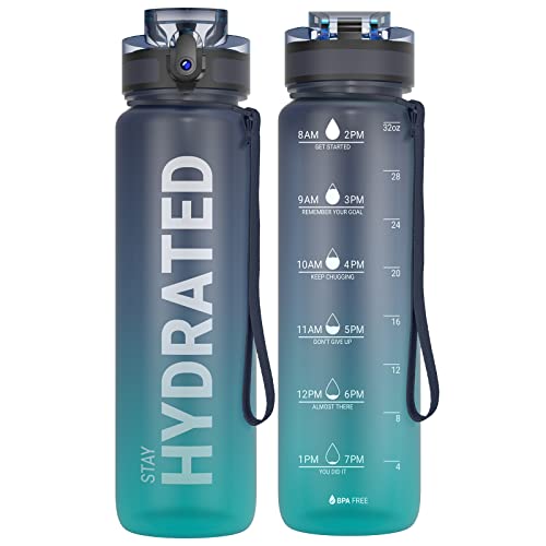 Sahara Sailor 32oz Motivational Sports Water Bottle