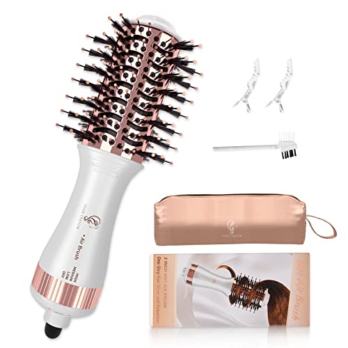 Travel Blow Dryer Brush, Mini Hot Air Brush, Hair Trends Nano Titanium