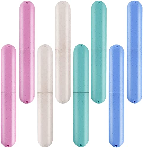 8 Pack Travel Toothbrush Case