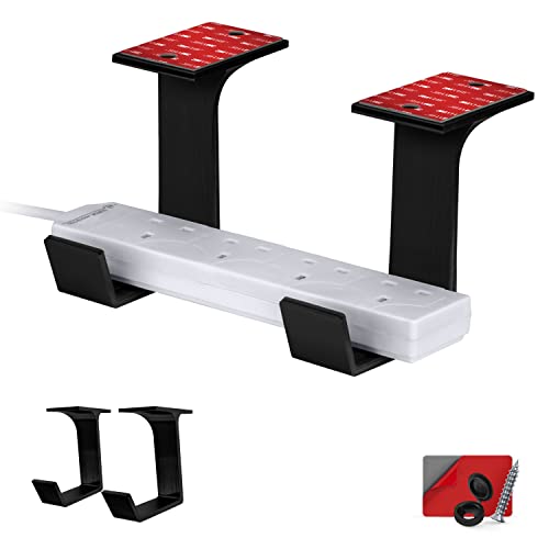 Under Desk Power Strip Mount Holder Raceway