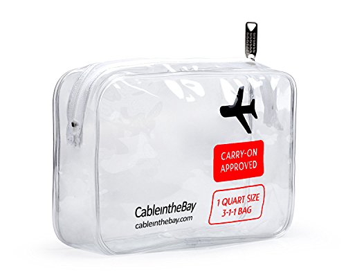 TSA Approved Clear Travel Toiletry Bag