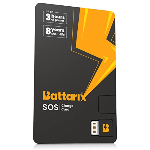 BATTARIX SOS Charge Card - Portable Charger & Battery Bank