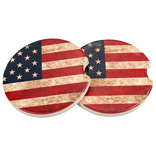 USA Flag Car Coasters