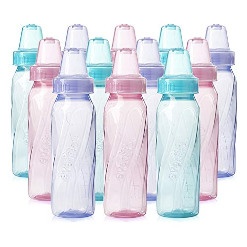 Evenflo Feeding Plastic Bottles, Pack of 12
