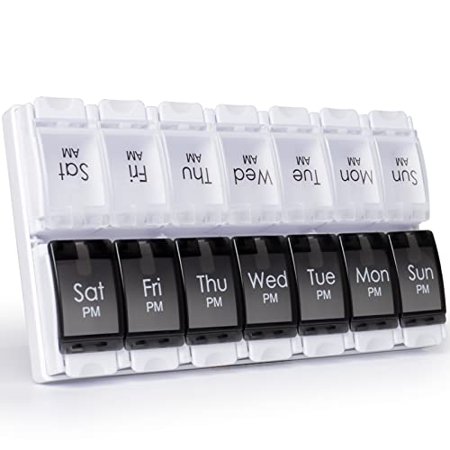 MERICARGO Am Pm Pill Organizer 7 Day - Convenient and Reliable