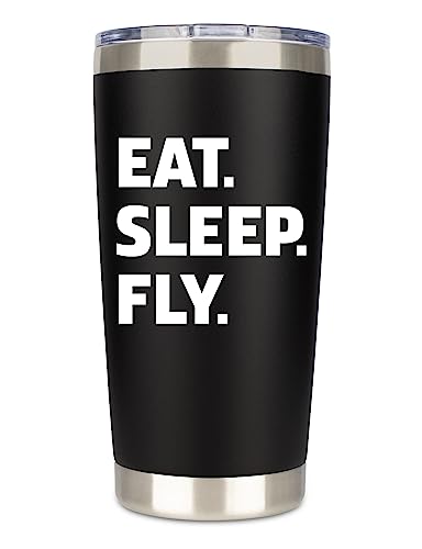 JENVIO Aviation Gifts for Pilot Tumbler