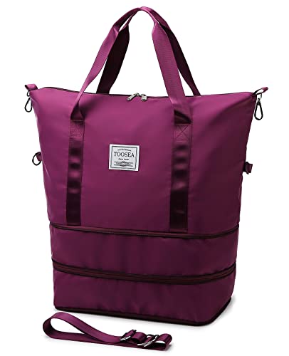 TOOSEA Expandable Travel Duffle Bags for Women