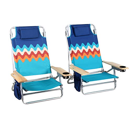 ALPHA CAMP Camping Folding Beach Chair