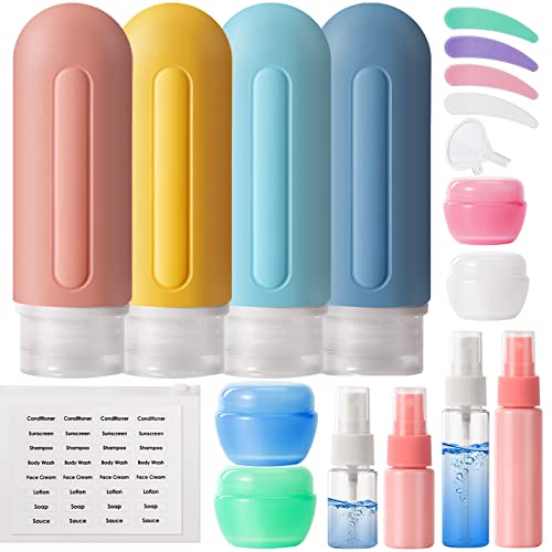 Leak-proof Travel Bottles for Toiletries - 19 Pack