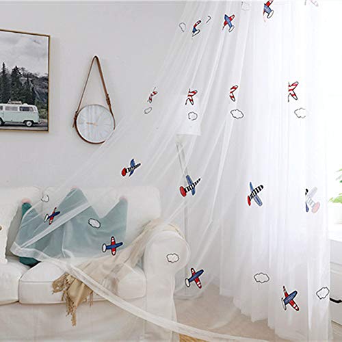 AliFish Kids Curtain Sheer for Boys Bedroom
