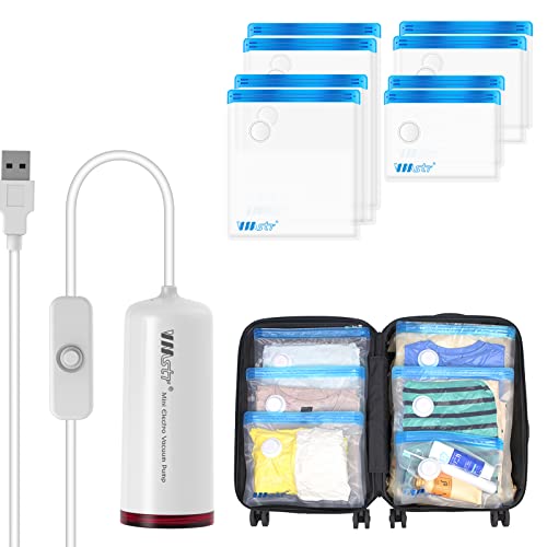 Travel Vacuum Storage Bags with USB Electric Pump