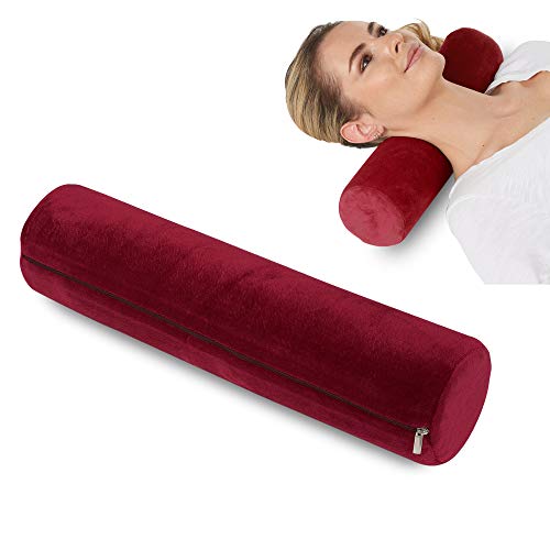 Round Cervical Roll Bolster Pillow