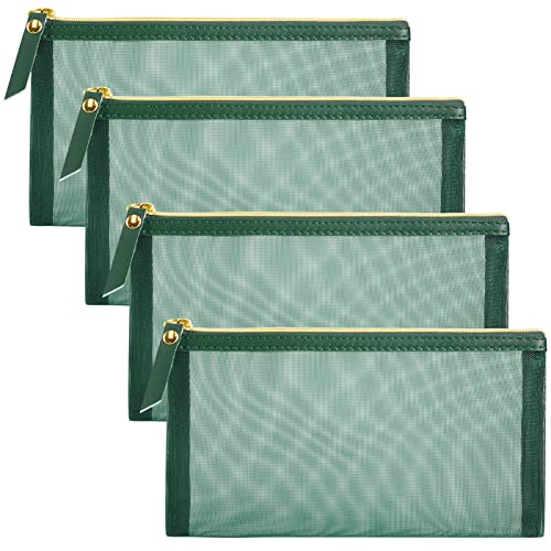 besharppin Mesh Cosmetic Bag - Emerald Green
