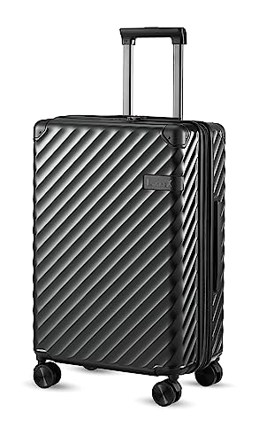 LUGGEX 24 Inch Black Suitcase