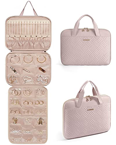 BAGSMART Travel Jewelry Organizer Case